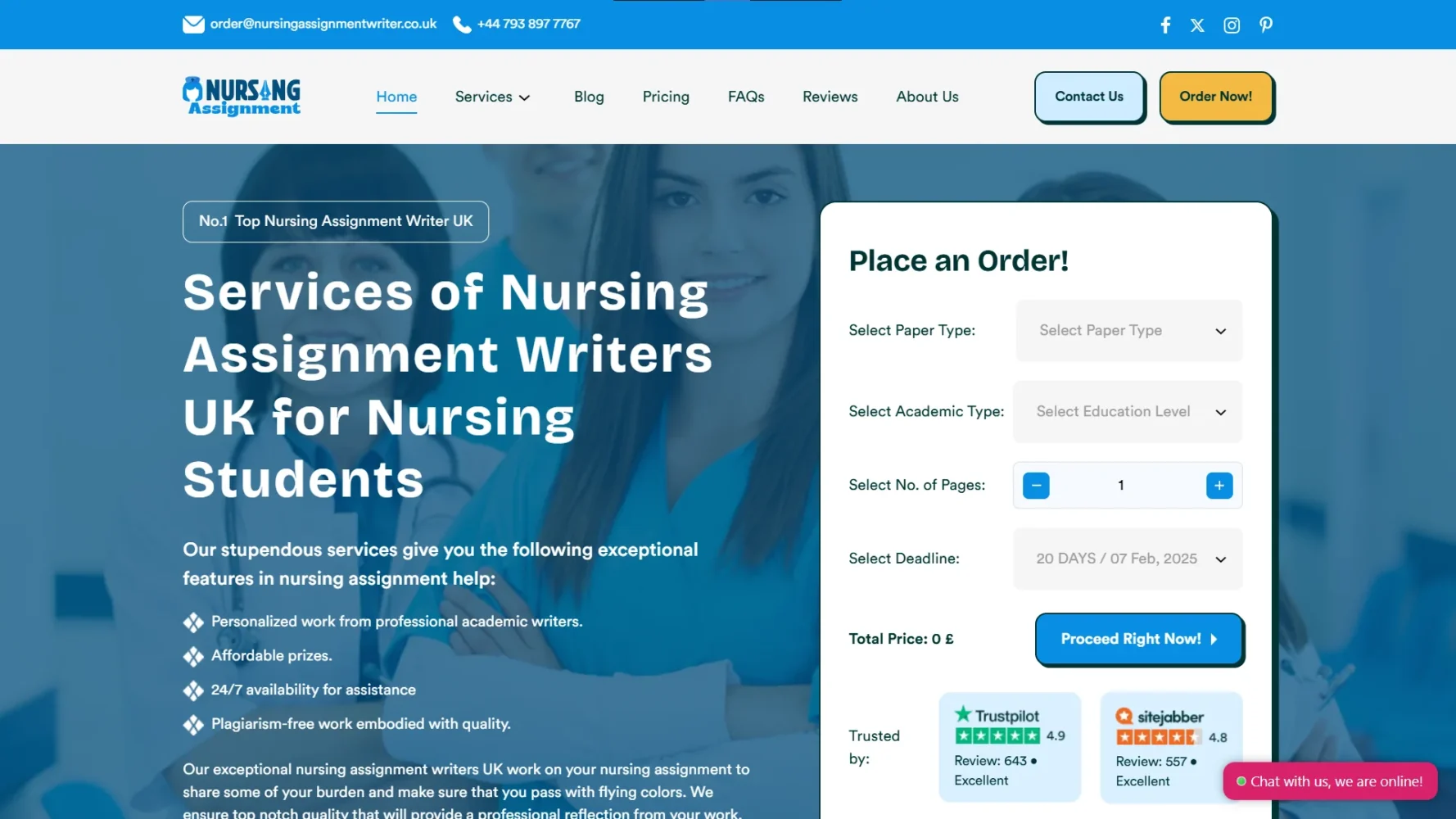 Nursing Assignment Writer UK